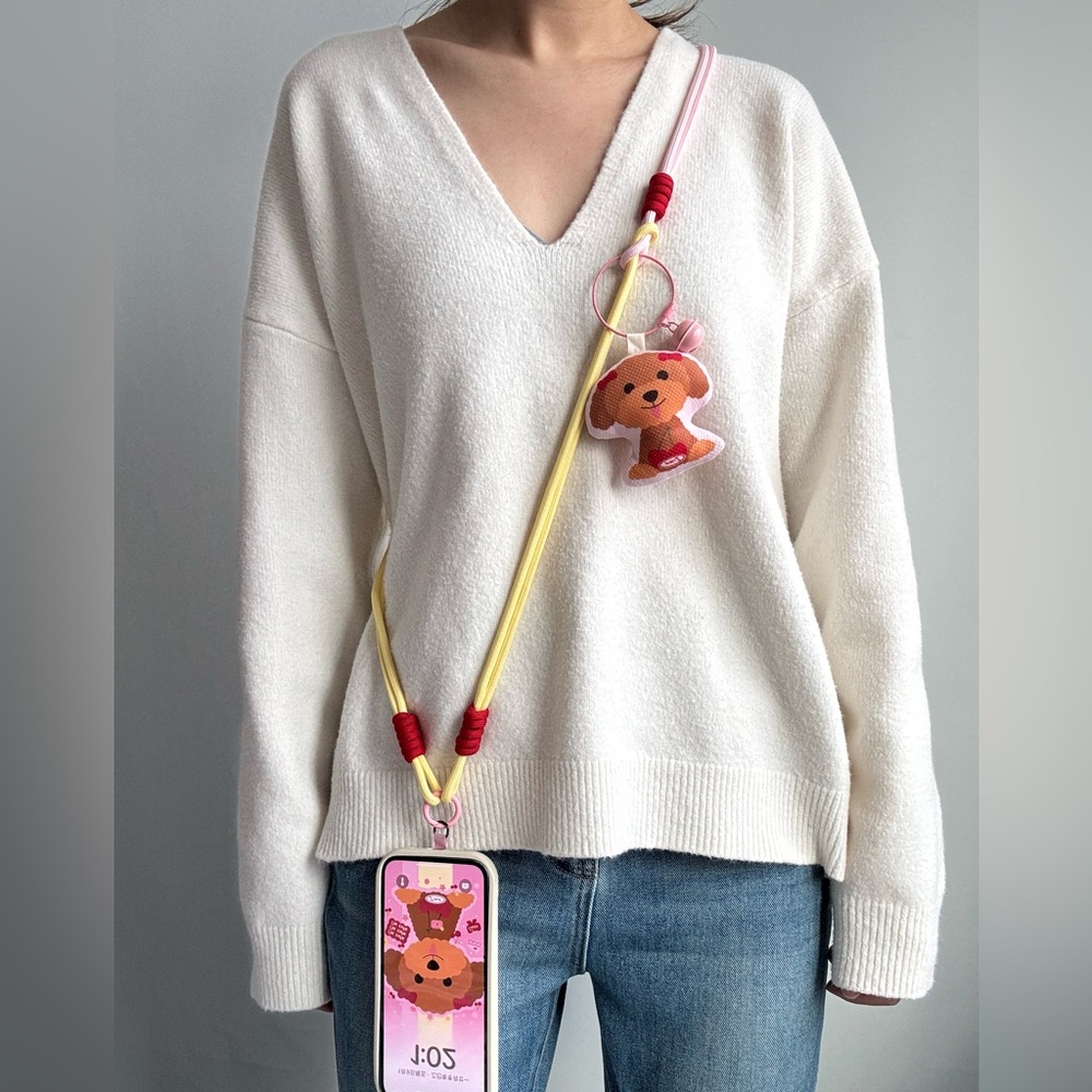 🍒Handmade 3-in-1 Lanyard Crossbody | Wrist Phone Strap